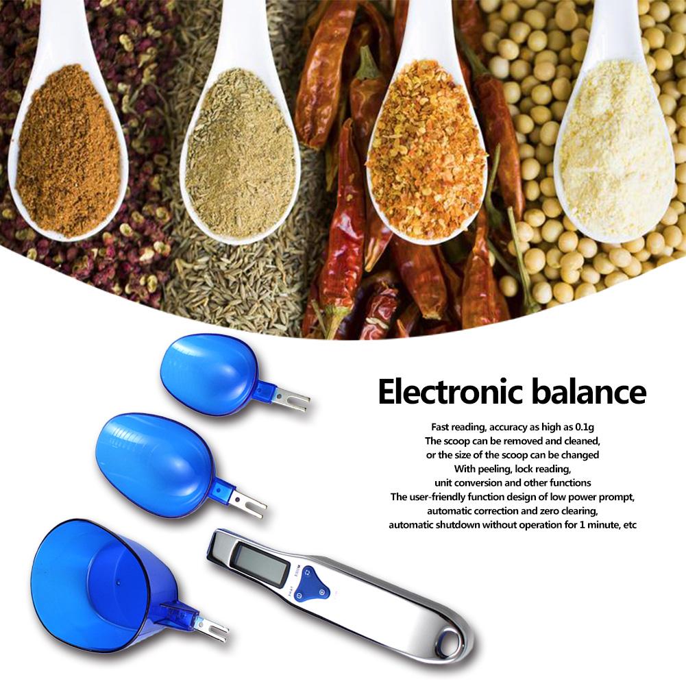 1- 3 Pcs Digital Measuring Scales LCD Display Spoon Scale Detachable Kitchen Gadgets