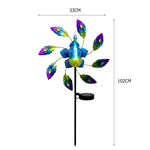 Load image into Gallery viewer, Peacock Solar Light with Rain Gauge
