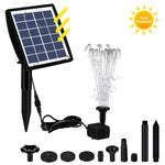 Load image into Gallery viewer, 7V/3W Solar Water Fountain Pump Colorful LED Lights Floating Garden Fountain
