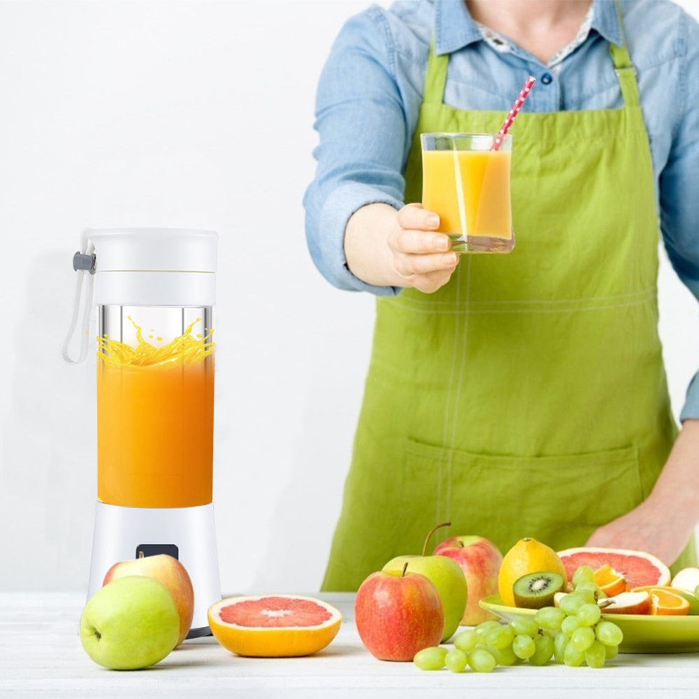 Portable USB Rechargeable Wireless Electric Juicer Cup Blender Mini Juicer Multi-Function Fruit Mixing Juicer