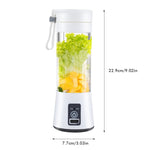 Load image into Gallery viewer, Portable USB Rechargeable Wireless Electric Juicer Cup Blender Mini Juicer Multi-Function Fruit Mixing Juicer
