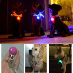Load image into Gallery viewer, Night Safety Dog Collar Glowing Pendant LED Glow In The Dark Bright Necklace
