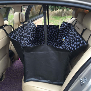 Pet Rear Seat Cover with Safety Belt Water and Stain Resistant